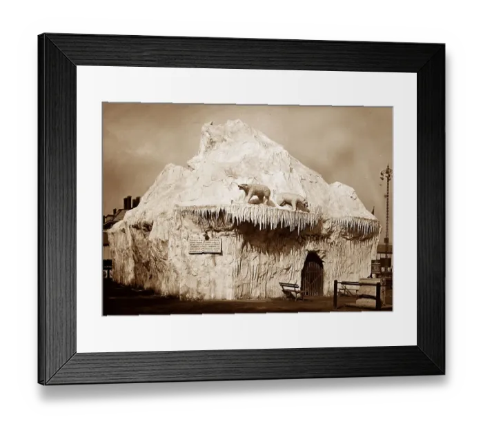 Framed Print : Iceberg exterior, Royal Naval Exhibition of 1891 in London Framed Print : Iceberg exterior, Royal Naval Exhibition of 1891 in London