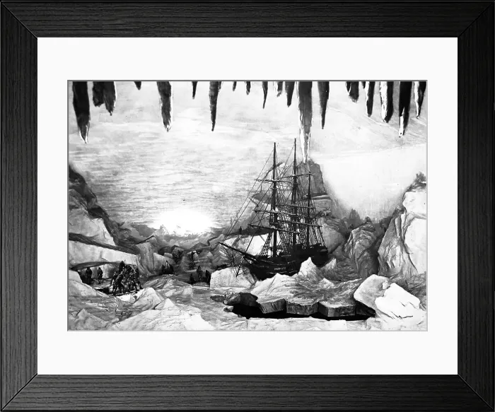 Framed Print : Royal Naval Exhibition 1891 - Interior of the Iceberg Framed Print : Royal Naval Exhibition 1891 - Interior of the Iceberg