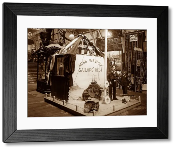 Framed Print : Miss Weston's Sailors Rest, Royal Naval Exhibition Framed Print : Miss Weston's Sailors Rest, Royal Naval Exhibition