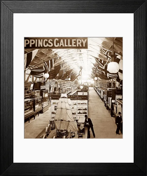 Framed Print : Sepping's Gallery, Royal Naval Exhibition of 1891 in London Framed Print : Sepping's Gallery, Royal Naval Exhibition of 1891 in London