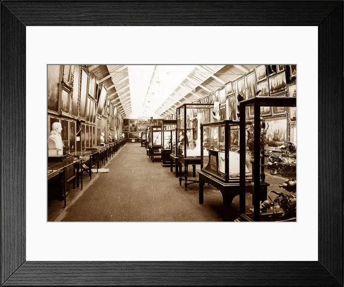 Framed Print : The Blake Gallery, Royal Naval Exhibition of 1891 in London Framed Print : The Blake Gallery, Royal Naval Exhibition of 1891 in London