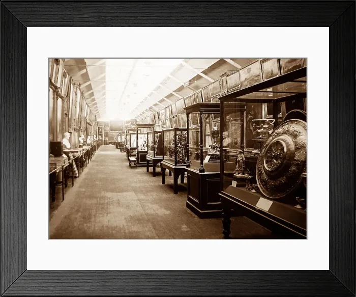 Framed Print : The Blake Gallery, Royal Naval Exhibition of 1891 in London Framed Print : The Blake Gallery, Royal Naval Exhibition of 1891 in London
