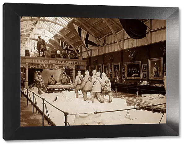 Arctic tableau, Royal Naval Exhibition of 1891 in London