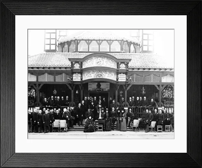 Framed Print : Queen Victoria at the Royal Naval Exhibition Framed Print : Queen Victoria at the Royal Naval Exhibition