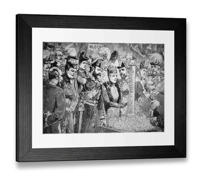 Framed Print : Royal Naval Exhibition 1891 - Opening Ceremony Framed Print : Royal Naval Exhibition 1891 - Opening Ceremony