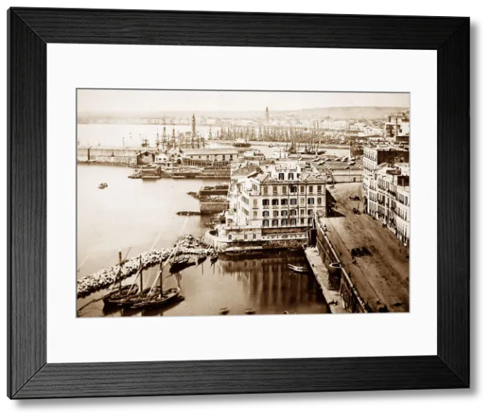 Framed Print : Port Saint Lucie Naples Italy - pre1900 Framed Print : Port Saint Lucie Naples Italy - pre1900