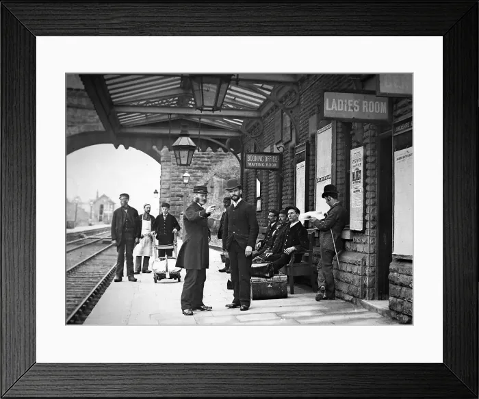 Framed Print : A Lancashire and Yorkshire Railway station Framed Print : A Lancashire and Yorkshire Railway station