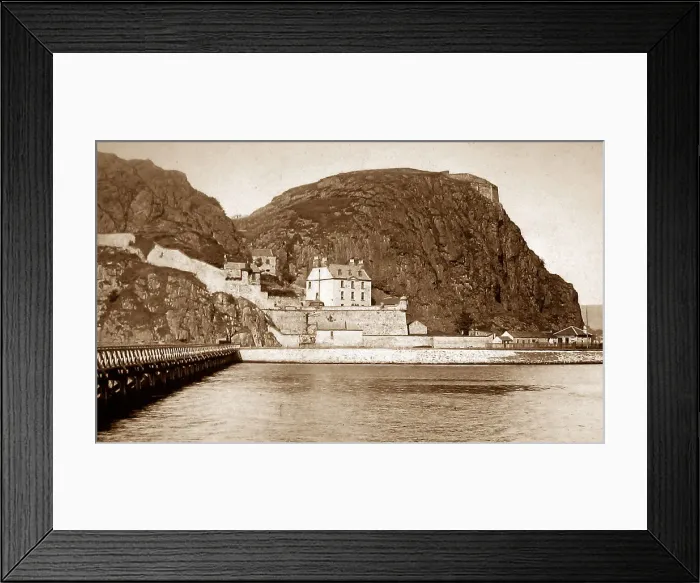 Framed Print : Dumbarton Castle and Rock, Scotland Framed Print : Dumbarton Castle and Rock, Scotland