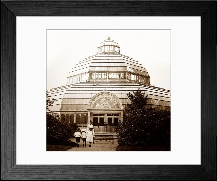 Framed Print : Sefton Park Palm House, Liverpool - Victorian period Framed Print : Sefton Park Palm House, Liverpool - Victorian period