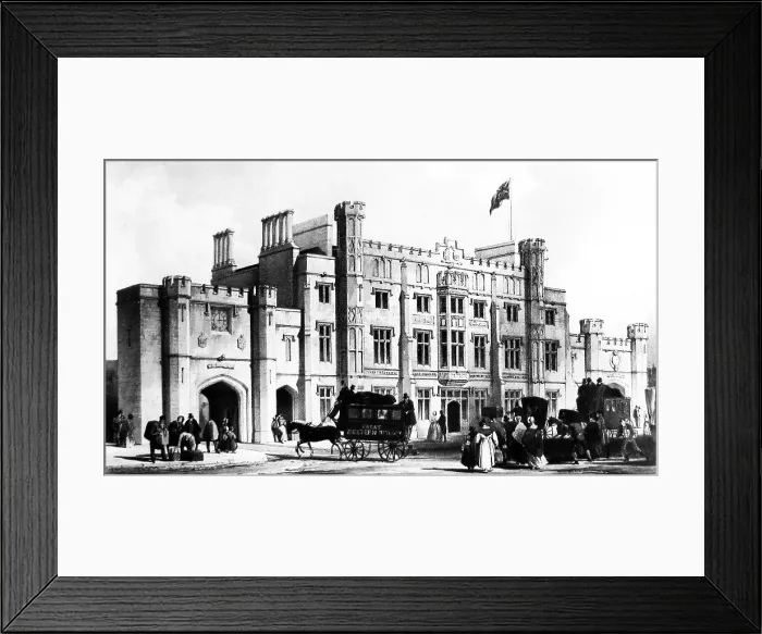 Framed Print : Temple Meads Railway Station, Bristol - Victorian period Framed Print : Temple Meads Railway Station, Bristol - Victorian period