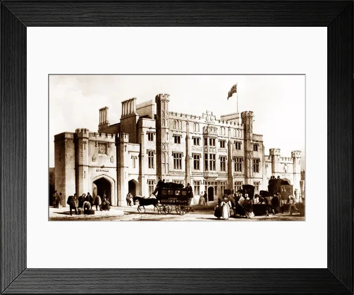 Framed Print : Illustration of Bristol Temple Meads Railway Station Framed Print : Illustration of Bristol Temple Meads Railway Station