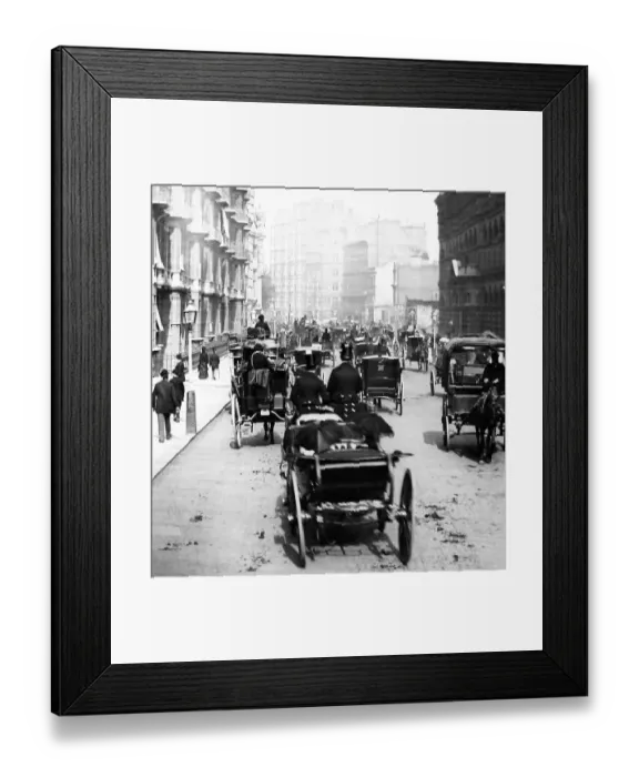 Framed Print : Victoria Street, London - Victorian period Framed Print : Victoria Street, London - Victorian period