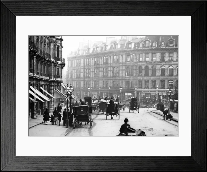 Framed Print : Belgrave Mansions, London - Victorian period Framed Print : Belgrave Mansions, London - Victorian period