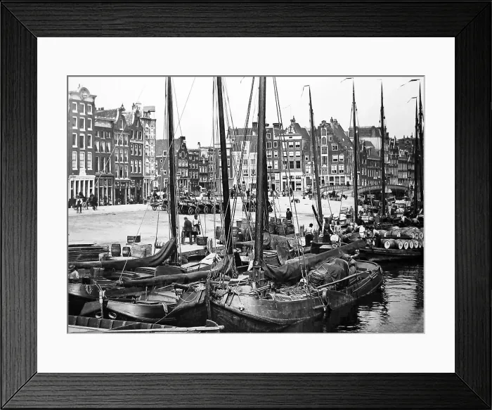 Framed Print : Amsterdam harbour, Netherlands Framed Print : Amsterdam harbour, Netherlands