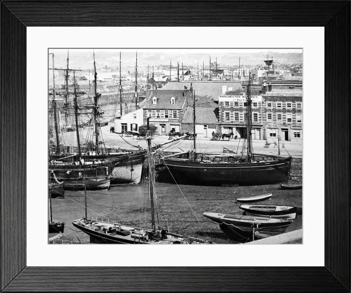 Framed Print : St. Helier, Jersey, Channel Islands - Victorian period Framed Print : St. Helier, Jersey, Channel Islands - Victorian period