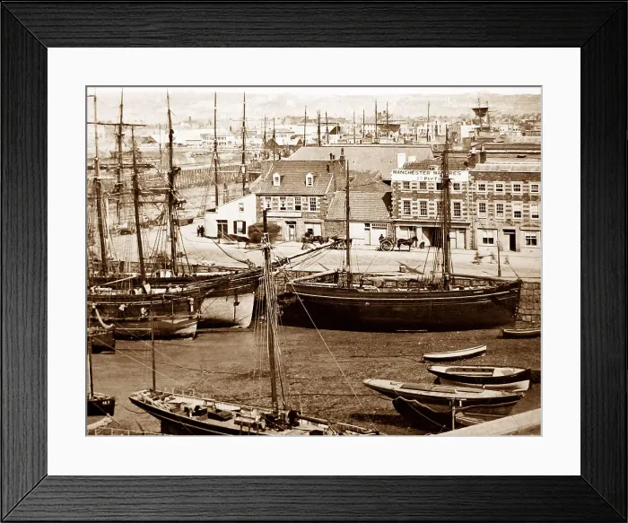 Framed Print : St Helier harbour, Jersey Framed Print : St Helier harbour, Jersey