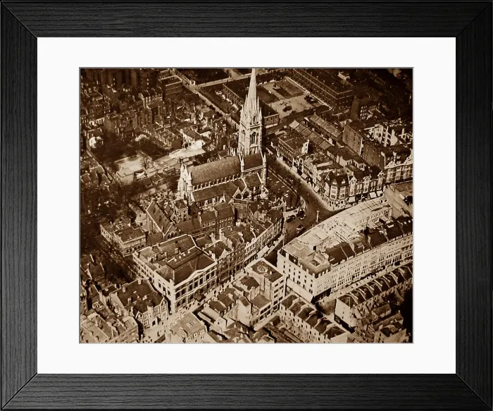 Framed Print : Aerial view of Kensington, London Framed Print : Aerial view of Kensington, London