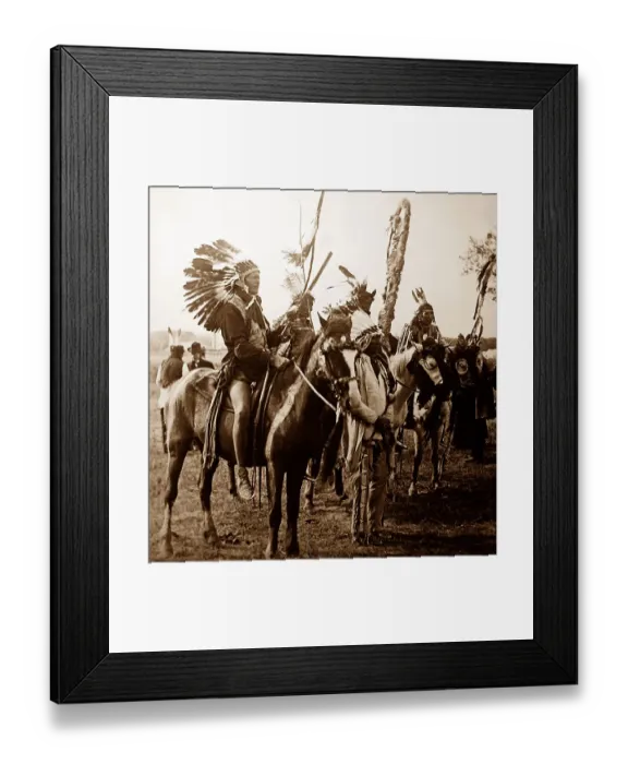 Framed Print : Sioux Indians, Colorado, USA Framed Print : Sioux Indians, Colorado, USA
