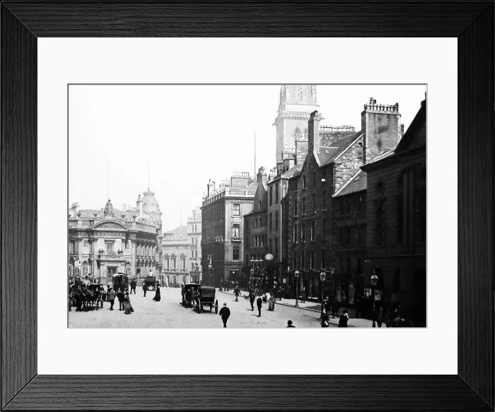 Framed Print : Dundee High Street - Victorian period Framed Print : Dundee High Street - Victorian period