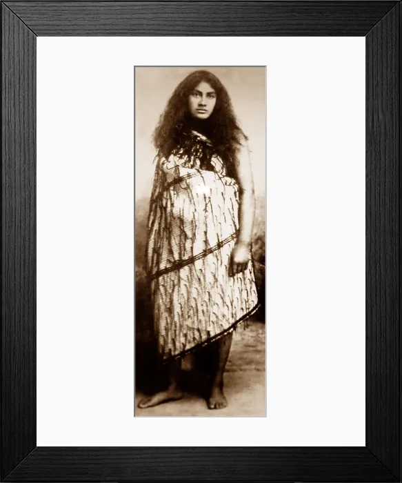 Framed Print : Maori girl, new Zealand Framed Print : Maori girl, new Zealand