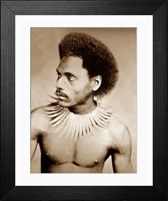Framed Print : Fiji warrior Framed Print : Fiji warrior