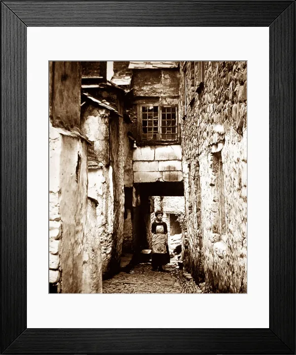 Framed Print : Local child in Clovelly Framed Print : Local child in Clovelly
