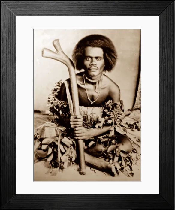 Framed Print : Fiji warrior Framed Print : Fiji warrior