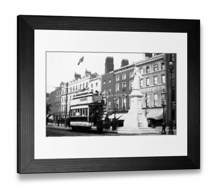 Framed Print : Sackville Street, Dublin, Ireland - early 1900s Framed Print : Sackville Street, Dublin, Ireland - early 1900s