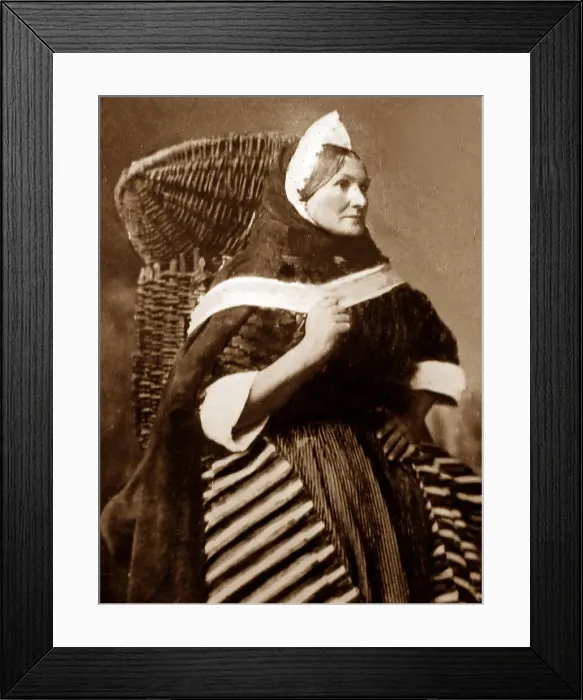 Framed Print : Scottish fishwife Framed Print : Scottish fishwife