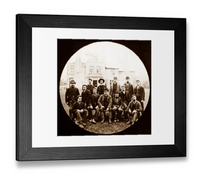 Framed Print : Country estate workers, farmhands, gardeners Framed Print : Country estate workers, farmhands, gardeners