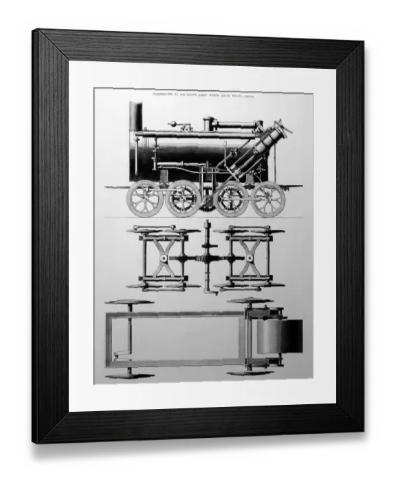 Framed Print : Neath Abbey Works, 1839 to 1840, South Wales Framed Print : Neath Abbey Works, 1839 to 1840, South Wales