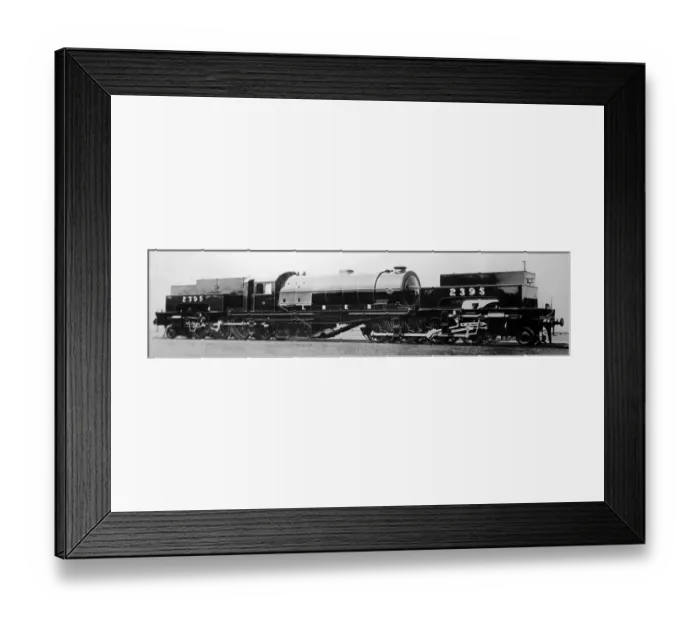 Framed Print : Locomotive No. 2395 - possibly 1920s Framed Print : Locomotive No. 2395 - possibly 1920s