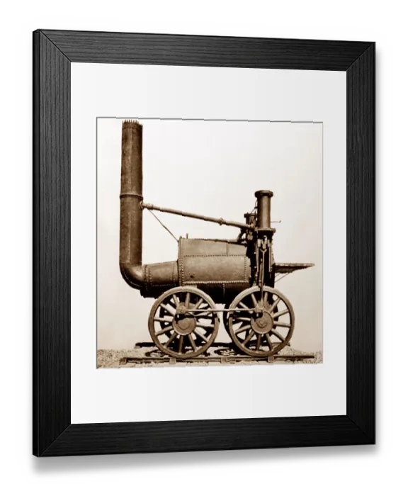 Framed Print : Sans Pareil locomotive - Victorian period Framed Print : Sans Pareil locomotive - Victorian period