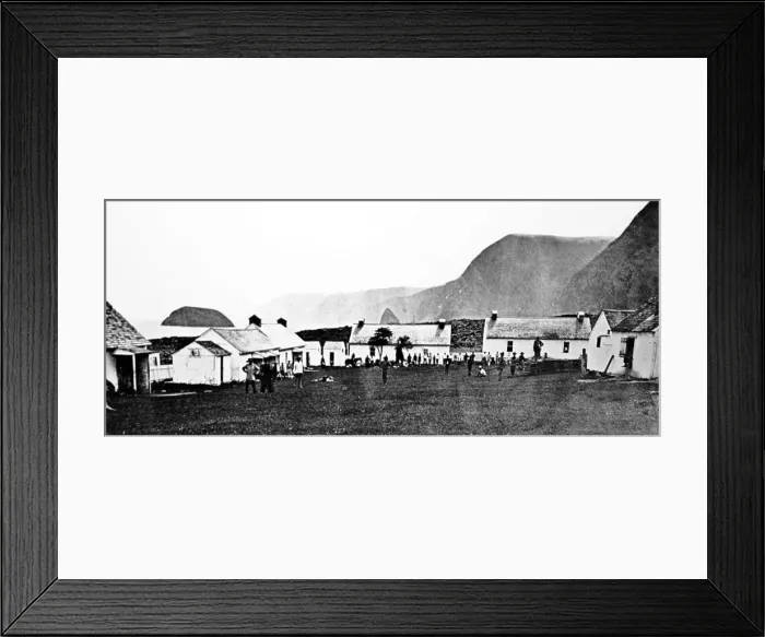 Framed Print : Leper Colony, Kalaupapa, Hawaii, USA Framed Print : Leper Colony, Kalaupapa, Hawaii, USA