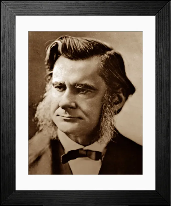 Framed Print : Professor Thomas Henry Huxley, Darwin's Bulldog Framed Print : Professor Thomas Henry Huxley, Darwin's Bulldog
