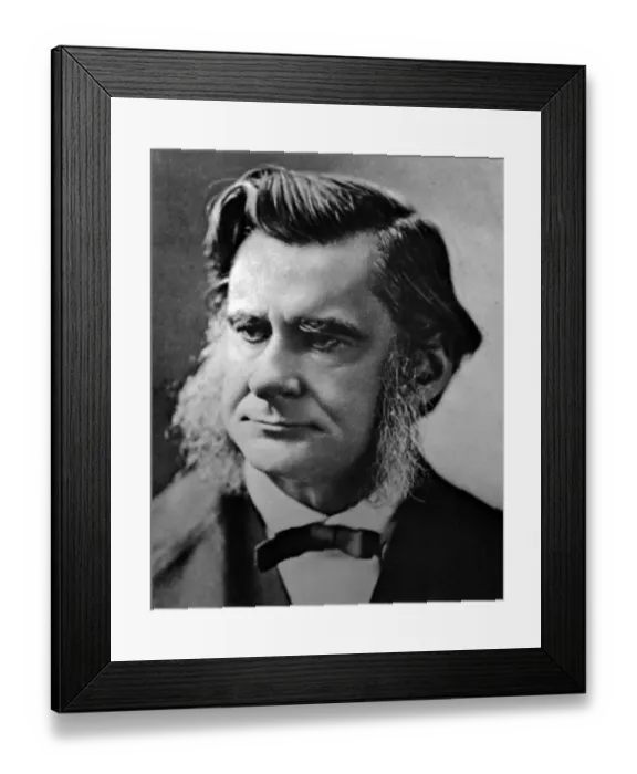 Framed Print : Professor Thomas Henry Huxley - Victorian period Framed Print : Professor Thomas Henry Huxley - Victorian period