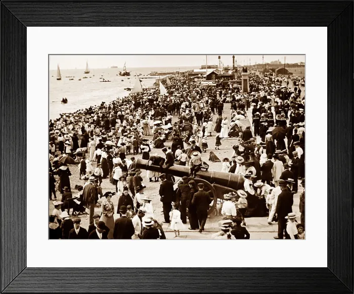 Framed Print : Southsea in 1895 Framed Print : Southsea in 1895