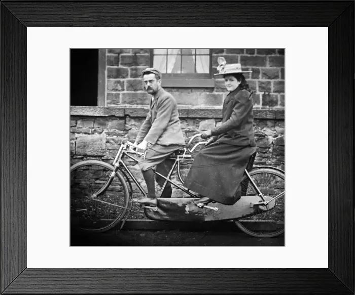 Framed Print : Tandem bicycle Framed Print : Tandem bicycle