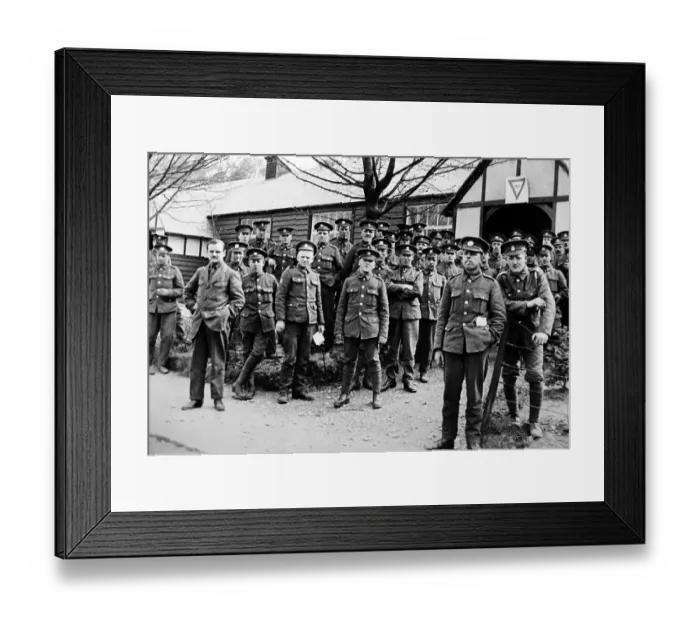 Framed Print : Aldershot, Alecs YMCA Hut during WW1 Framed Print : Aldershot, Alecs YMCA Hut during WW1