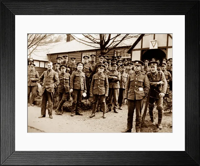 Framed Print : YMCA Alec's Hut, Aldershot during WW1 Framed Print : YMCA Alec's Hut, Aldershot during WW1