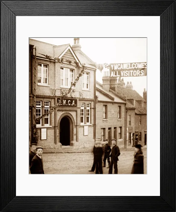Framed Print : YMCA Hostel (unknown location) during WW1 Framed Print : YMCA Hostel (unknown location) during WW1