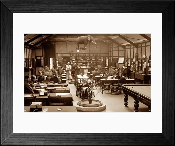 Framed Print : YMCA Ceylon Hut in Paddington, London during WW1 Framed Print : YMCA Ceylon Hut in Paddington, London during WW1