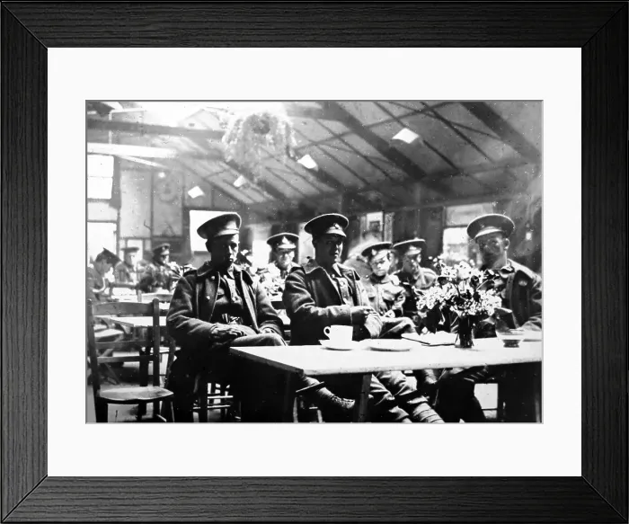 Framed Print : A YMCA hut during WW1 Framed Print : A YMCA hut during WW1