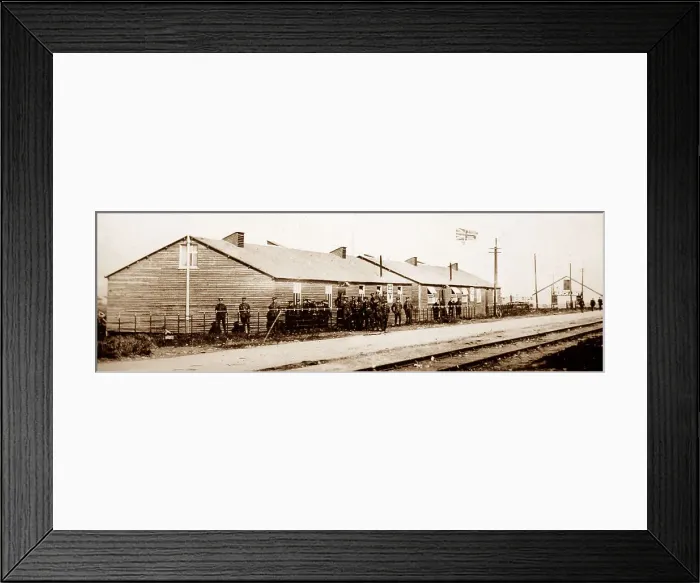 Framed Print : YMCA Hut at Penkridge Bank Camp during WW1 Framed Print : YMCA Hut at Penkridge Bank Camp during WW1