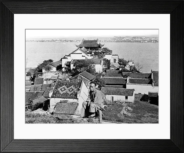 Framed Print : Hankow and the Yangtze River from Wuchan, China Framed Print : Hankow and the Yangtze River from Wuchan, China