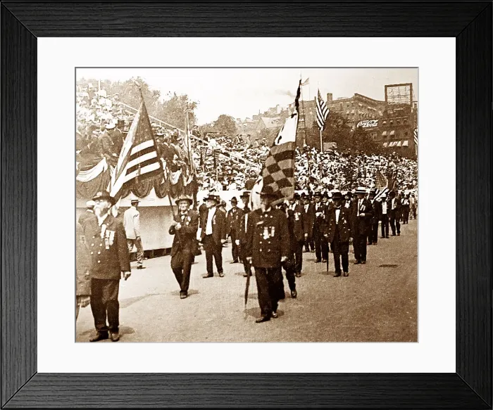 Framed Print : Parade of Civil War Veterans in Boston, Massachusetts Framed Print : Parade of Civil War Veterans in Boston, Massachusetts