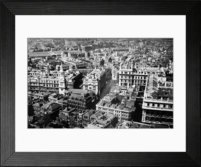 Framed Print : View of London from St. Paul's Cathedral in 1921 Framed Print : View of London from St. Paul's Cathedral in 1921