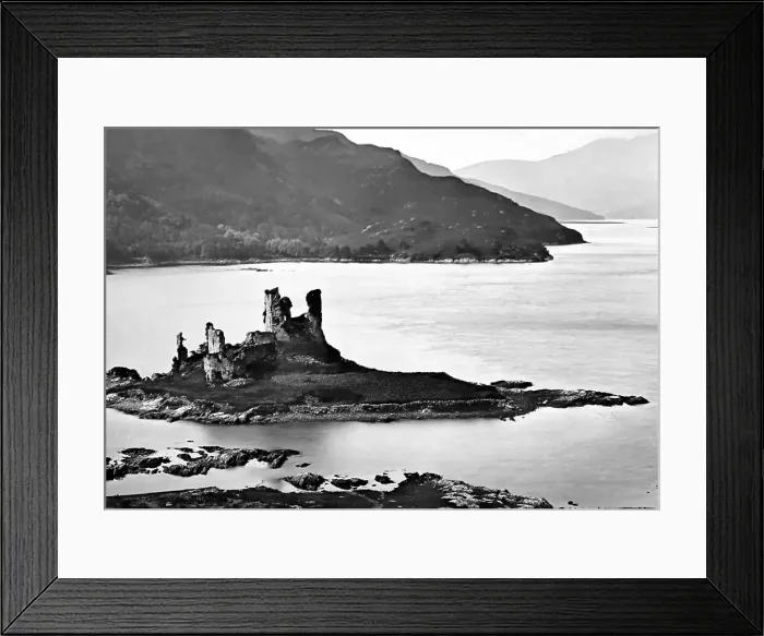 Framed Print : Eilean Donan Castle - Victorian period Framed Print : Eilean Donan Castle - Victorian period