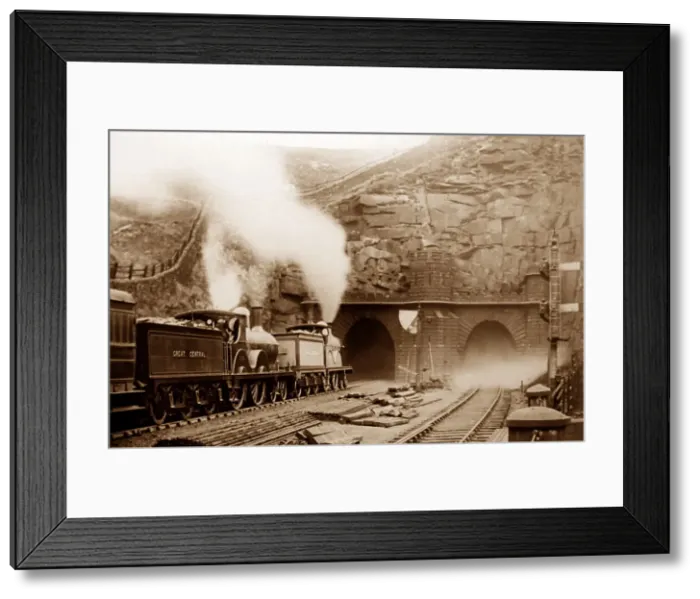Framed Print : Woodhead Tunnel with Great Central railway locomotives Framed Print : Woodhead Tunnel with Great Central railway locomotives