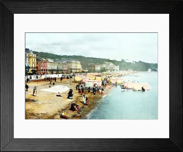 Framed Print : Douglas, Isle of Man (hand coloured photo) Framed Print : Douglas, Isle of Man (hand coloured photo)